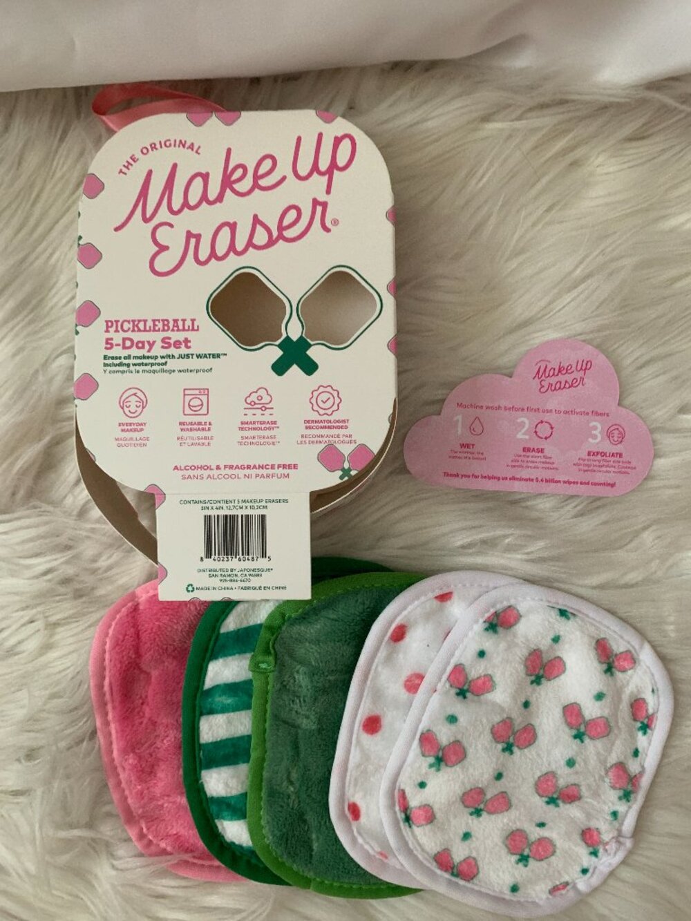 THE ORIGINAL MAKEUP ERASER Pickleball 5-Day Set